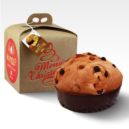 Vegan Italian Panettone Cake Classico with Orange & Raisin-500g